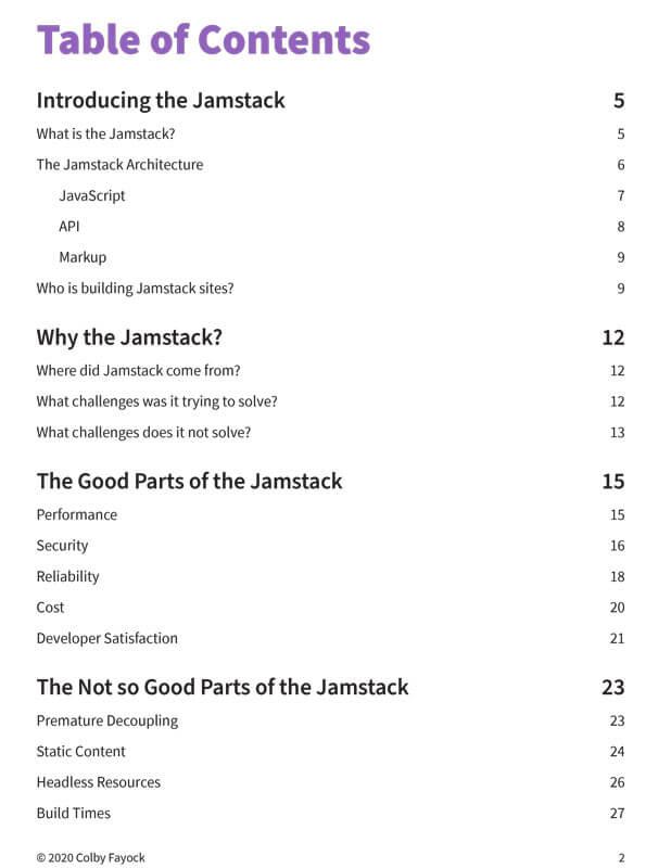 Table of Contents 1/3